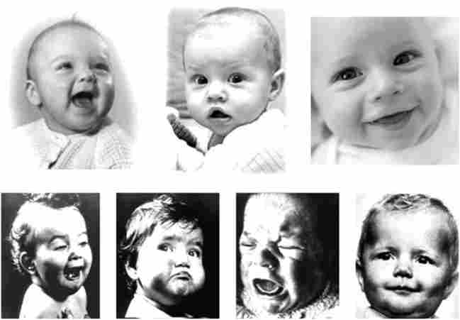 Вираження емоцій за допомогою мімічних реакцій у дитини першого року життя